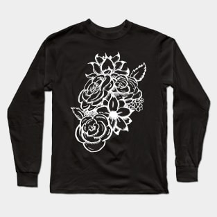 Sketched Floral Long Sleeve T-Shirt